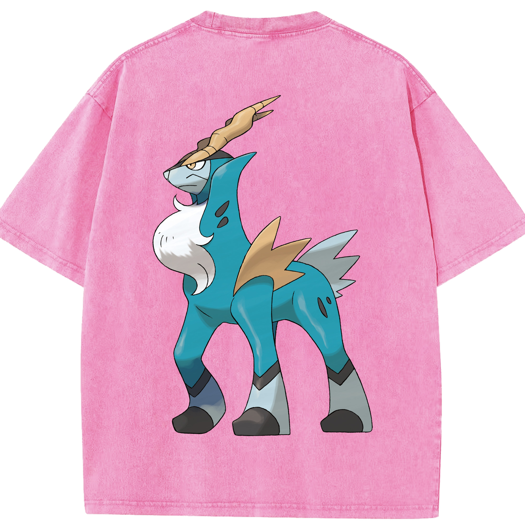 （画像用） ポケットモンスター Pokémon 綿100% ヴィンテージ風 半袖Tシャツ（背面プリント）